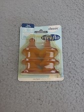 Vintage Evenflo Latex Standard Baby Infant Bottle Nipples New 6 Ct