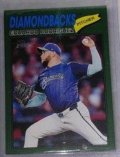 2026 Topps Heritage - Eduardo Rodriguez #288 Dark Green Border SHORT PRINT 