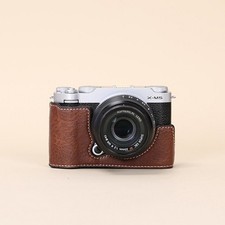For Fujifilm X-M5 XM5 Camera Bag Leather Dock Case Base Protection Cover Shell