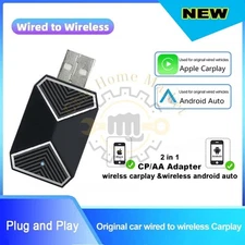 Mini Wireless CarPlay Adapter For Android Auto Apple USB Car Dongle Connect Box