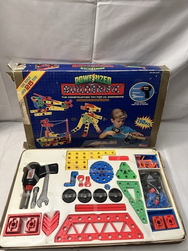 VTG BUILDERIFIC CONTRUCTION BY REDBOX 150 PCS #24143 PRE-OWNED RARE NOT TESTED - Picture 10 of 15