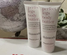 2x ThisWorks Perfect Legs Body Butter • 1 Fl Oz • Without Box Td4