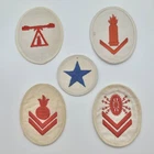 WW2 German Military Patch, Lot of 5