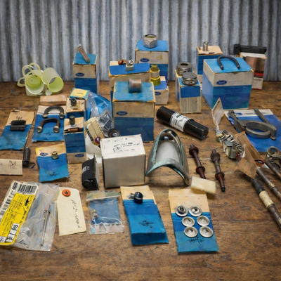 #ad #ad FORD PARTS LOT OF NUTS BOLTS OTHER PARTS AND MORE $350.00