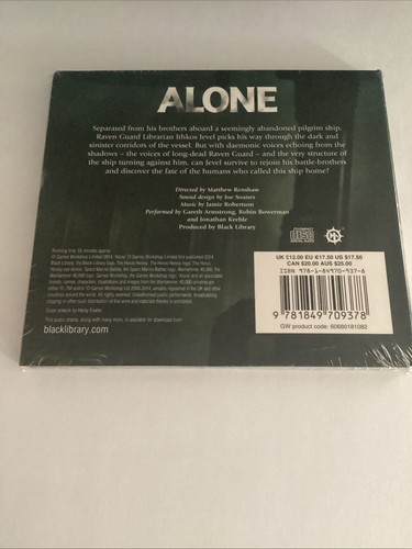 Alone: A Raven Guard Audio Drama - Black Library - New - Joe Parrino - 40K - Picture 2 of 2