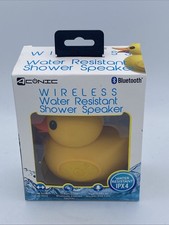 NEW, Aconic YELLOW Rubber Duck Bluetooth Wireless Shower Speaker