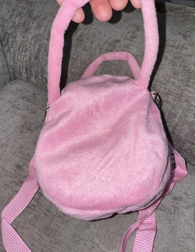 Pink Poodle Purse Plush Kids Handbag - Picture 3 of 4