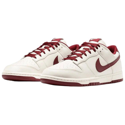 Nike Dunk Low Retro Phantom Team Red HF5441-008 Men's Casual Sneakers