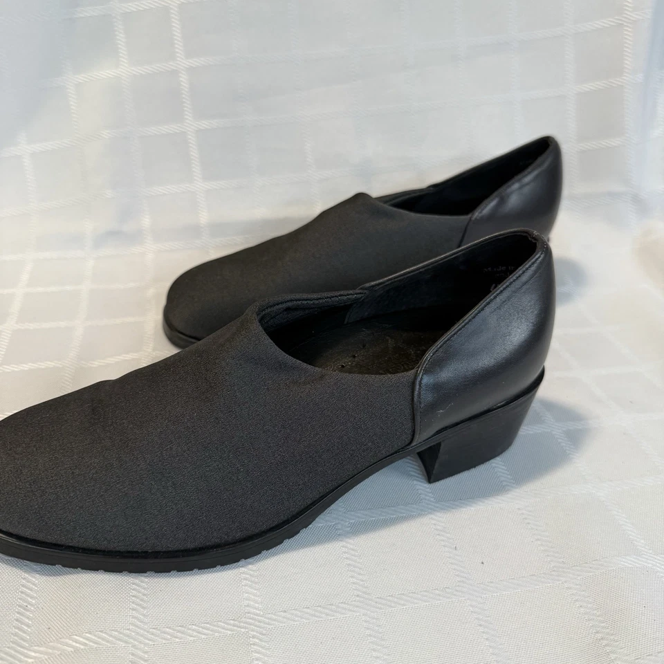 Mocassim Munro American feminino 185913 cinza náilon e couro, 6,5 M - Imagem 3 de 4