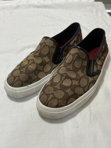 Zapatillas Coach Chrissy Talla 9.5B Contorno Firma Sin Cordones Moda 7200066/E16 - Imagen 2 de 10