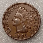 ■ 1905 INDIAN PENNY ONE CENT ☐ XF