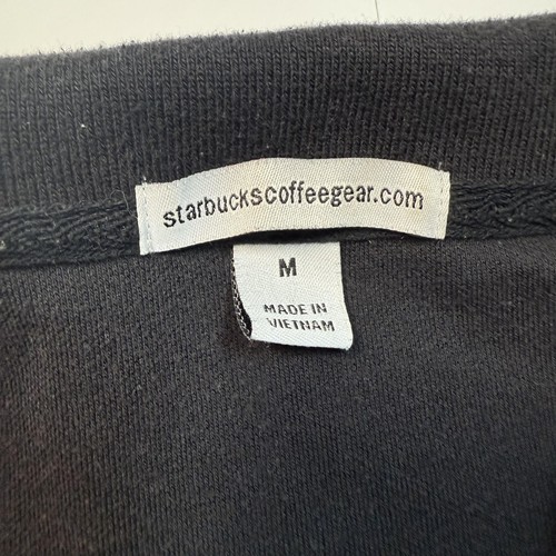 Polo Starbucks donna media nera ricamata logo sirena uniforme lavoro - Foto 5 di 8