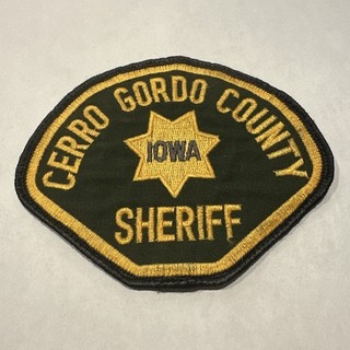 Cerro Gordo County Iowa Sheriff Police Patch