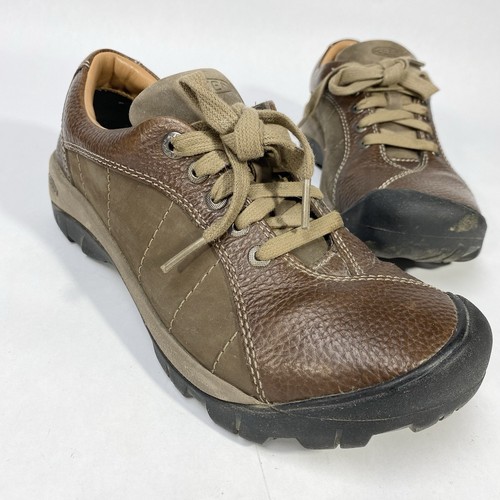Keen Presidio Damenschuhe 8,5 M braun Wildleder & Leder bequeme Turnschuhe 1011401