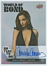 ANA DE ARMAS 2025 Upper Deck James Bond No Time to Die WORLD OF BOND AUTO SP