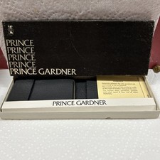 Prince Gardner Wallet With Box New Antique Black Men  s Billfold 28