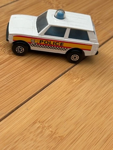 1975 MATCHBOX LESNEY ROLAMATICS SUPERFAST #20 POLICE PATROL BLACK BASE