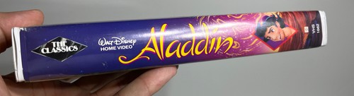 Aladdin VHS Black Diamond Walt Disney Classic VCR Tape Clamshell Movie - Picture 4 of 9