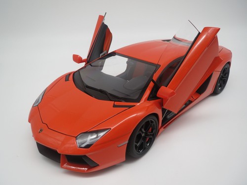 AutoArt 74665 Lamborghini Aventador LP700-04 (arancio argos/met.orange) 1:18 embalaje original - Imagen 12 de 24