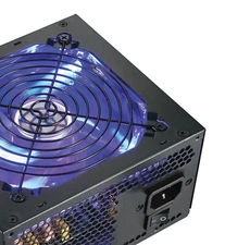 New SHARK 1000W Blue LED Fan PCIE Gaming PC Silent ATX 12V Power Supply SATA PSU