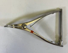 Zimmer 2815 Lamina Spreader w/ Teeth & Ratchet Small 6" x 1.5" Spread Orthopedic