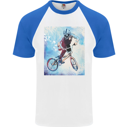 Un Fresco BMX Diseño Hombre S/S Béisbol Camiseta - Imagen 3 de 50
