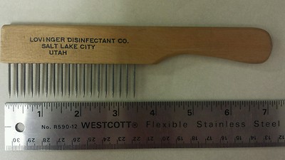 Vintage Paint Comb! Professional Paint Brush Cleaner! Unique old Item! NICE! 
