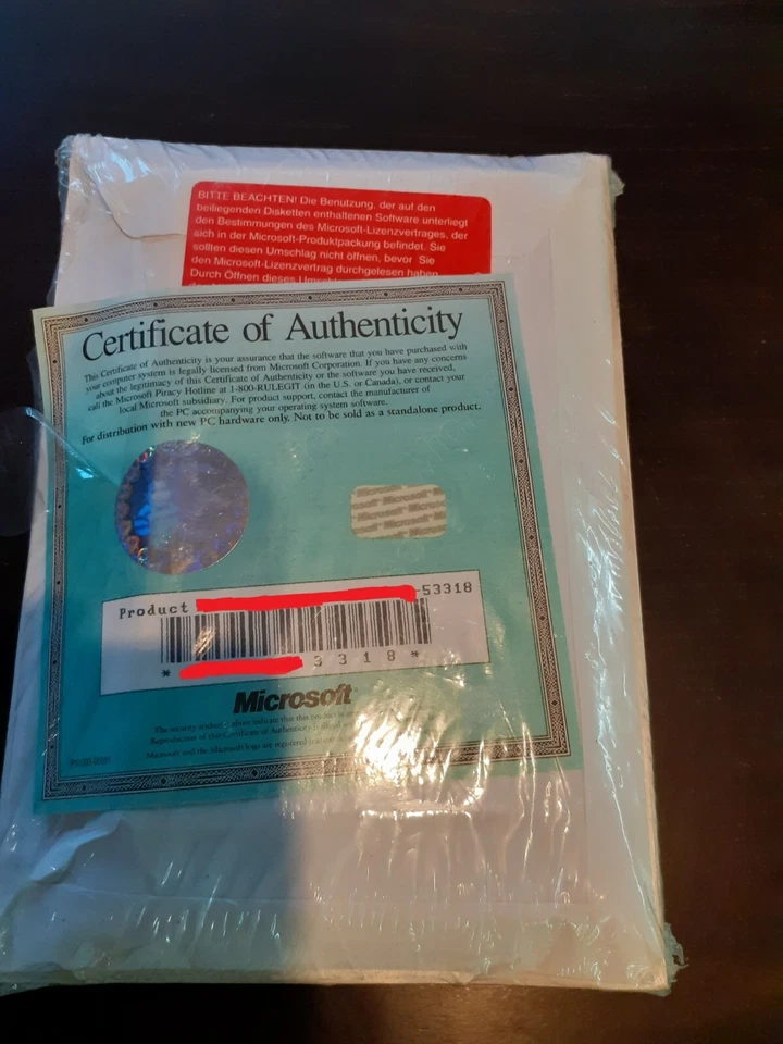 Microsoft Windows for Workgroups Sealed German - Image 2 of 4