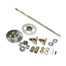 740mm GoKart Rear Axle Wheels Hub Kit Assembly for ATV Quad Project 47 49cc 50cc