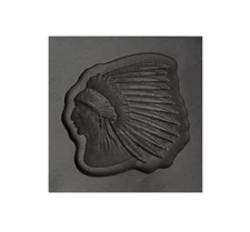 Small - Indian Chiefs Head 3D Graphite Ingot Mold for Precious Metal Casting