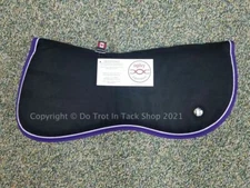 Ogilvy Jump Memory Foam Half Pad - Black/Lilac/Purple