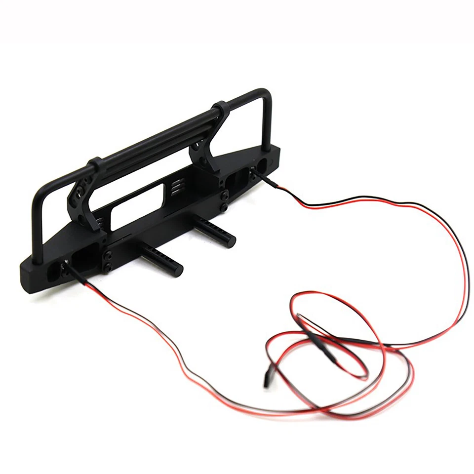 Parachoques delantero de metal resistente a choques para oruga 1/10 TRAXXAS TRX4 SCX10 90046 RC Foto 4 de 4