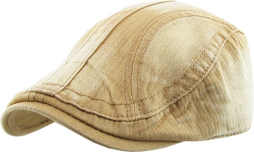 Solid Washed Gatsby Cap Mens Denim Hat Golf Driving Summer Cabbie Newsboy - Picture 16 of 29