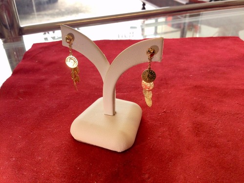 18K Gold Earrings Roman Coin Ancient Gold Earrings Fine Jewelry Men Woman - Picture 12 of 20
