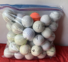 Practice Golf At Home Practice Green Loose Used 50 Range Balls Various Brands