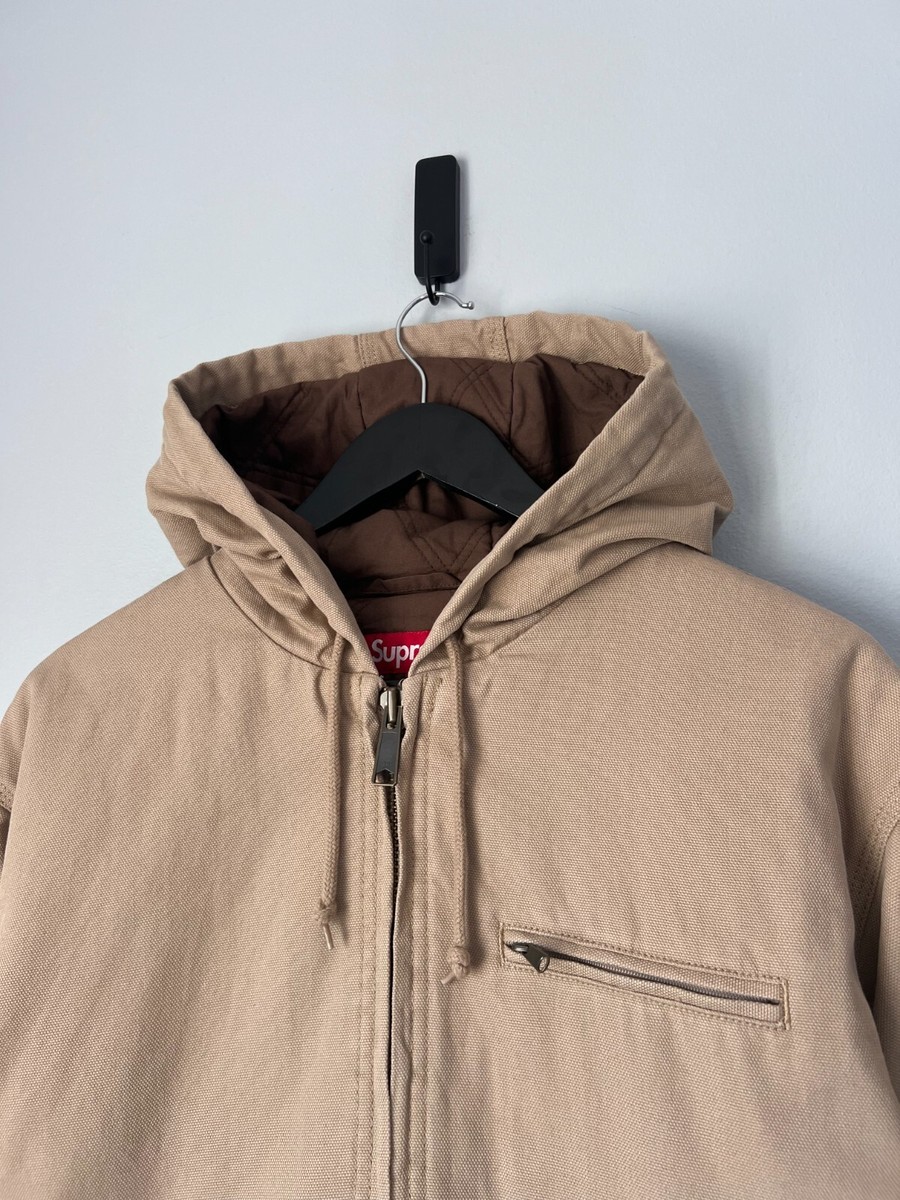 Supreme x Thrasher Hooded Work Jacket - Size Large - Tan Supreme x Thrasher Hooded Work Jacket - Size Large - Tan