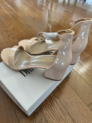 DREAM PAIRS Womens Low-Chunk Strap Heel Sandals - US Size 8 In Box - Picture 3 of 8