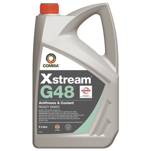 Comma Xstream G48 Antifreeze & Coolant - Ready To Use - 5 Litre (COMMA XSG48M5L)