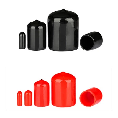 End Cap Rod Bar Screws Bolts Tubes Cable Vinyl Rubber Plastic Thread Cover Caps