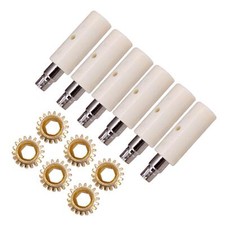 6Pcs Classical Guitar Tuning Pegs Tuners Machine Heads Gear and White Pins Parts