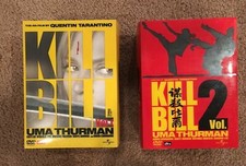 Kill Bill Vol 1 2 Japan DVD Limited Box All Bonus Items, Kubrick Premium