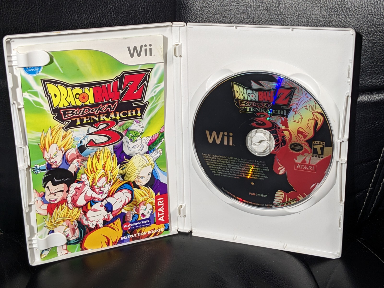 Dragon Ball Z Budokai Tenkaichi 3 Wii - CIB - US Version - Complete with  Manual 742725275584