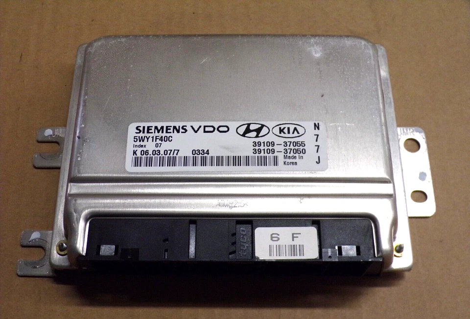 Hyundai Tucson 2007 2006 ecm pcm motor módulo de computadora 2,7 L (Kia Sportage) Foto 2 de 4