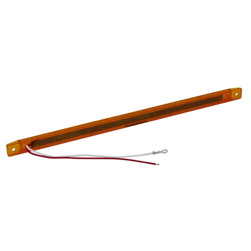 12" Ultra Thin LED Light Bar, Amber, 12 Volt DC, Grand General 76310, 12-1057-A - Picture 3 of 3