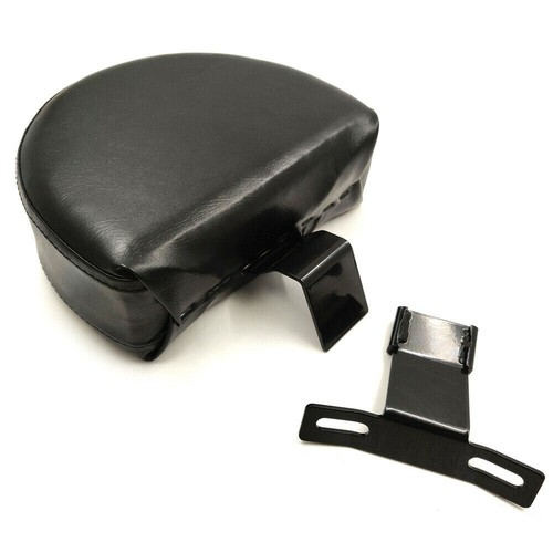 PU Leather Drivers Rider Backrest Back Rest Pad Kit for Harley Softail