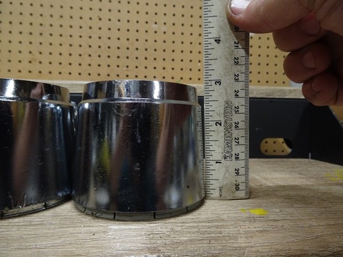 (4) 1982-88 Chevy Camaro Chrome OEM Wheel Center Cap # 14035579 - Picture 7 of 11