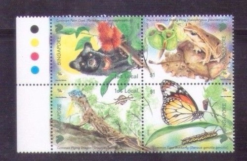 Singapore 2006 Nature Series - Fun With Nature. Complete 4V Blk mnh