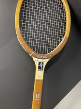Vintage Wilson Chris Evert Autograph Tennis Racket Racquet Wood