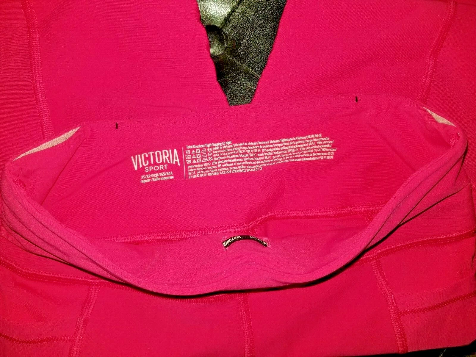 victoria-secret-vs total knockout mesh work-out gym leggings