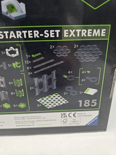 Ravensburger GraviTrax Pro Extreme Starter Set 185 Pezzi Nuovo Sigillato Gioco Marmo - Foto 5 di 6